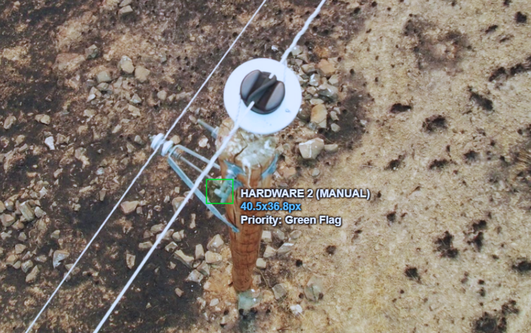 AI Drone Inspecting Assets